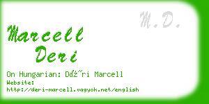 marcell deri business card